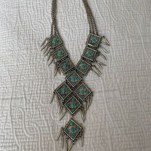 Silver and Turquoise Necklace